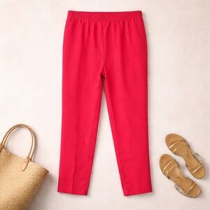 Penmans Women 14 Like New Hot Pink Pull On Pants Elastic Waist Casual Work